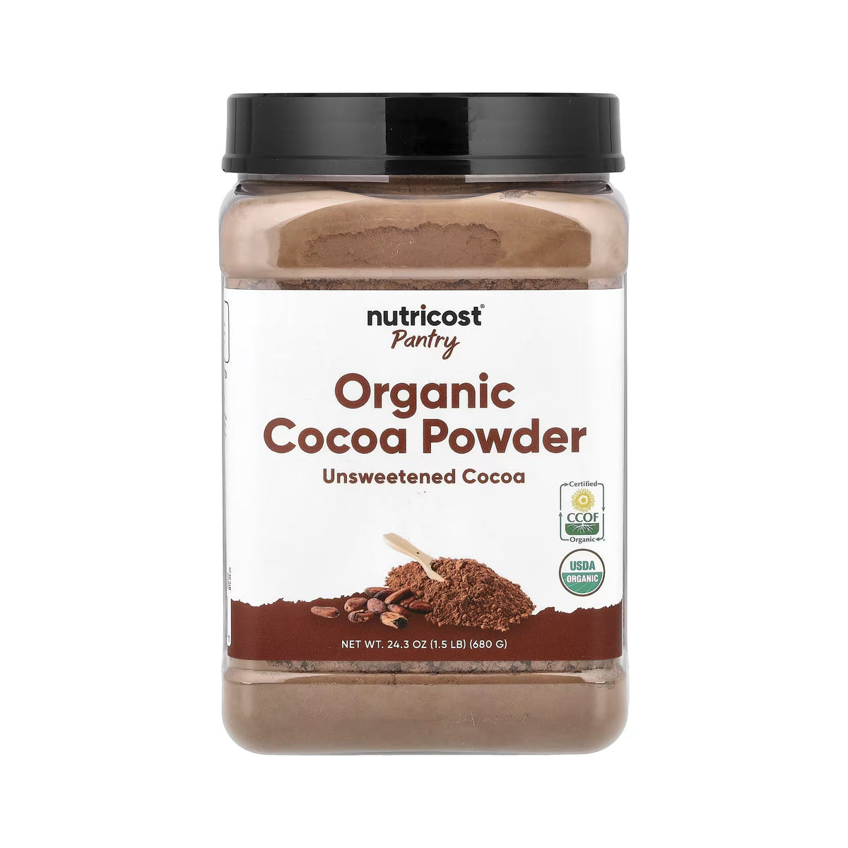 Nutricost Cacao Orgánico en Polvo