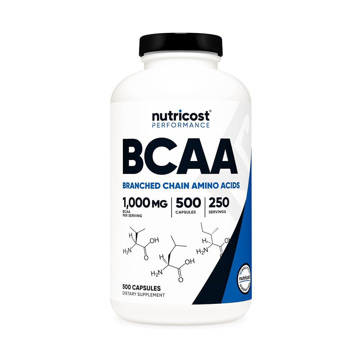Nutricost BCAA 1000 mg, 500 Cápsulas
